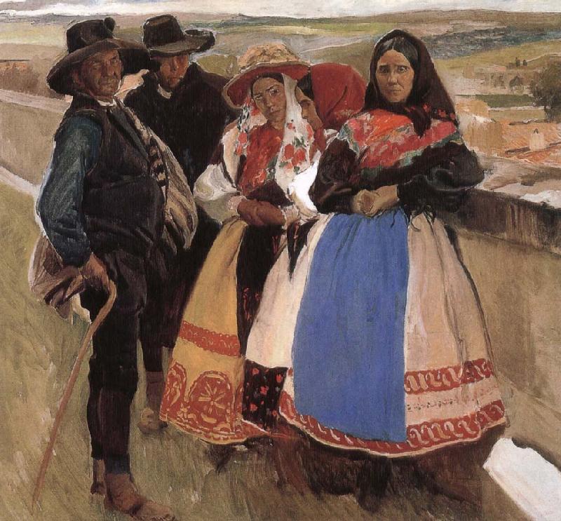 Joaquin Sorolla Segovia typical oil painting image